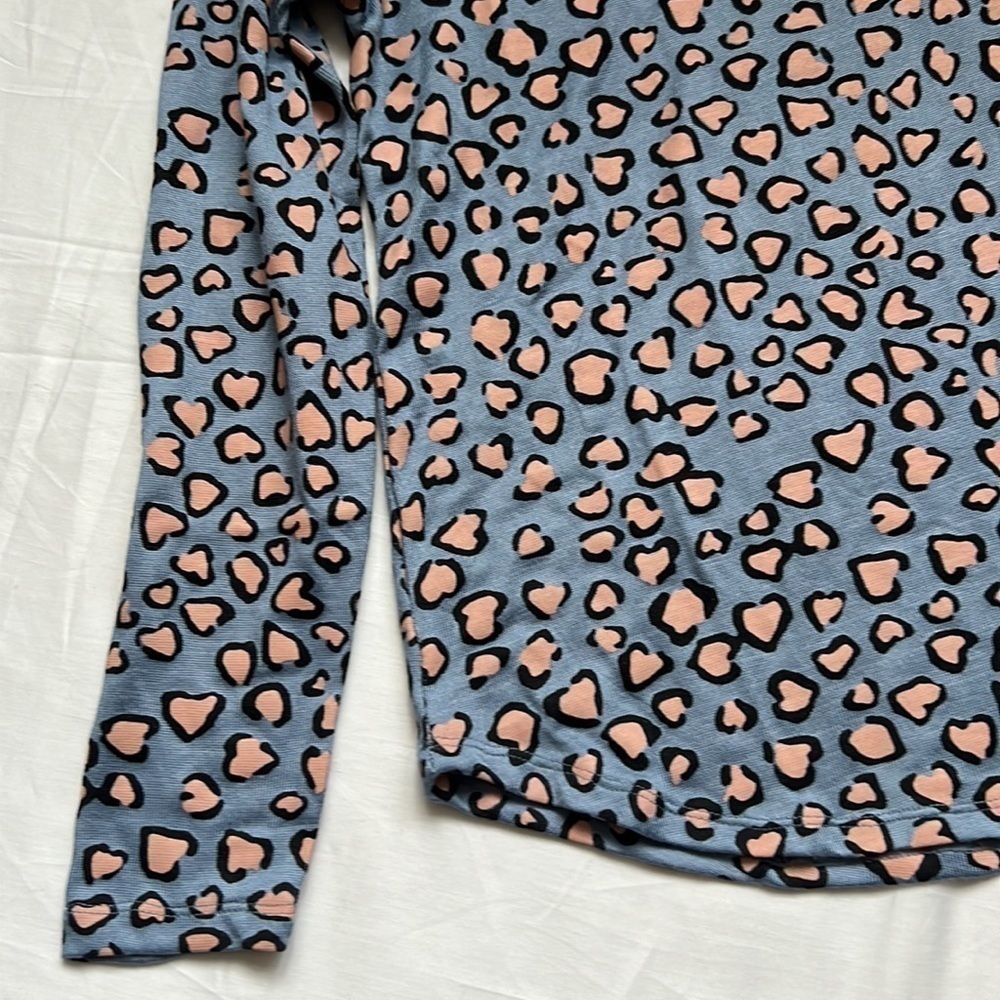 ⭐️nwt Ricki’s Eco-Friendly Printed Scoop Neck Hacci Tee⭐️ - Picture 7 of 11